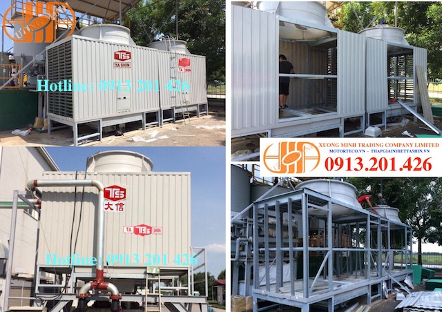 Tháp giải nhiệt tashin TSS100, 100rt, 100ton